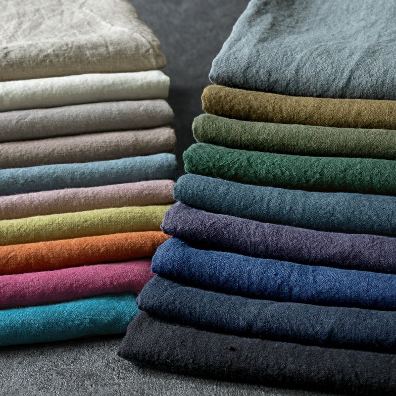 洗いこまれたベルギーリネン40番手 – Kijinomori Fabrics