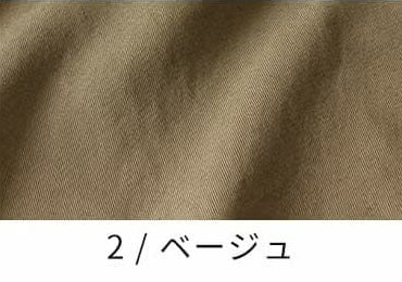 綿麻ツイル リュードバックハーフ